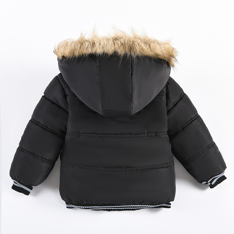 2023 Toamnă Iarnă Jachetă caldă pentru bebeluși băieți, la modă nouă, cu glugă, fermoar, îmbrăcăminte exterioară pentru copii, cadou de zi de naștere, 2, 3, 4 ani, haine pentru copii