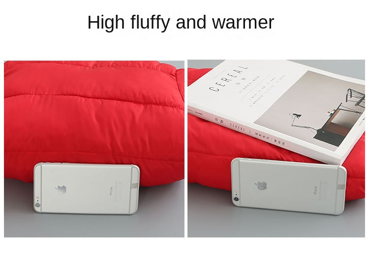 Băieți Copii Fată Jachetă căptușită din lână de iarnă Jachetă pentru copii de culoare solidă cu glugă Jachetă din bumbac pentru copii Haine de iarnă pentru copii