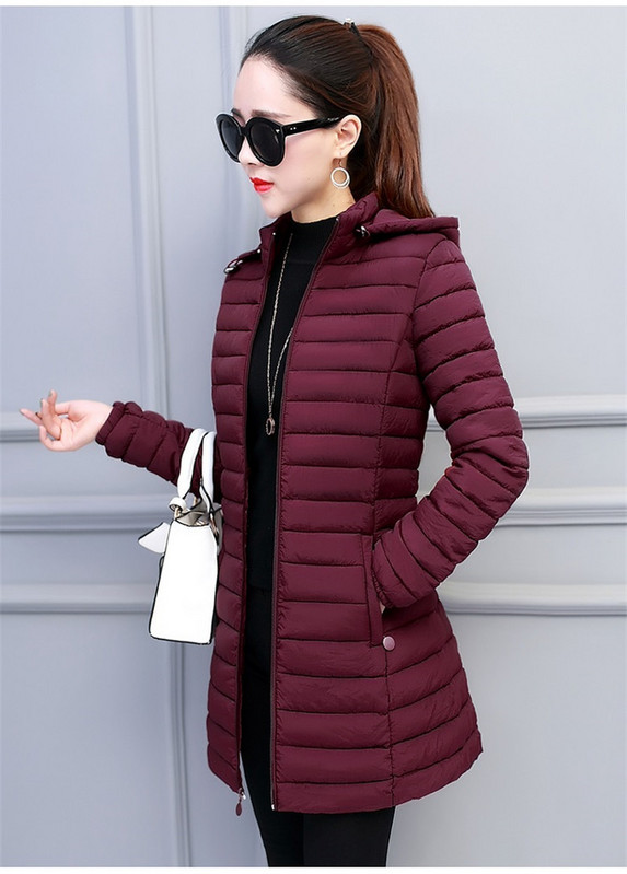 2022. gada jauna lielizmēra viegla polsterēta jaka ziemas sievietēm ar noņemamu kapuci, silti kokvilnas apģērbi, lielizmēra L-6XL garie parki