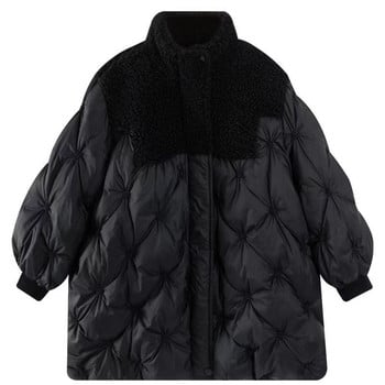 Big girls Jacket φθινόπωρο και χειμώνα Keep ζεστό Μόδα Πάρκα Μακρύ στυλ Φερμουάρ Έφηβες για κορίτσια Πανωφόρια Παιδικά Ρούχα 5-14 ετών