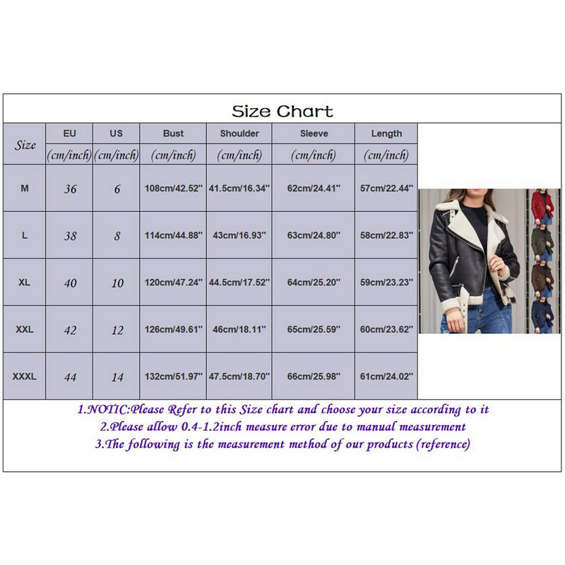 Ikdienas zamšādas jēra jaka sieviešu garām piedurknēm atloks rāvējslēdzēji Motociklistu mēteļi ar jostu Slim Fit flīsa bomber ādas jakas