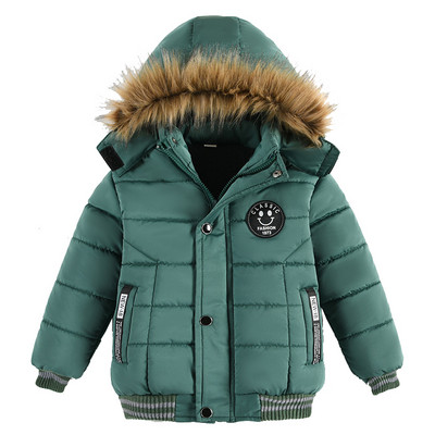 1 2 3 4 5 Ani Toamna Iarna Bebeluși Jachetă Cald și Gros Imbracaminte exterioară Frumos cu glugă Fermoar Palton casual de Crăciun Haine pentru copii