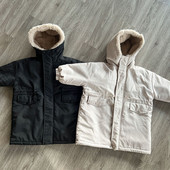 elnias jonmi 2023 Nauji Žiema Vaikai Ilgi Medvilniniai Paltai Su gobtuvu Storas Šiltas Kailis Pamušalas Vaikams Vaikams Neperpučiami parkai