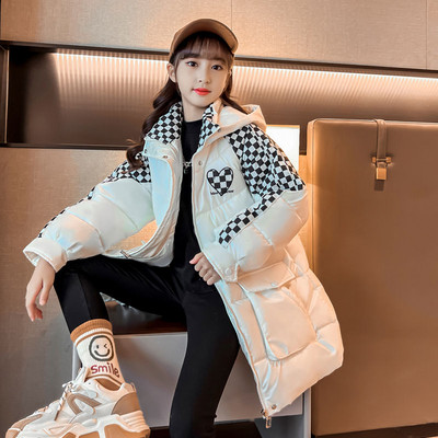 2023. Novi zimski debeli pamučni kaputi za djevojčice Vodootporne jakne s krznenim ovratnikom i kapuljačom Gornja dječja odjeća Odjeća Tinejdžerska parka Snježno odijelo