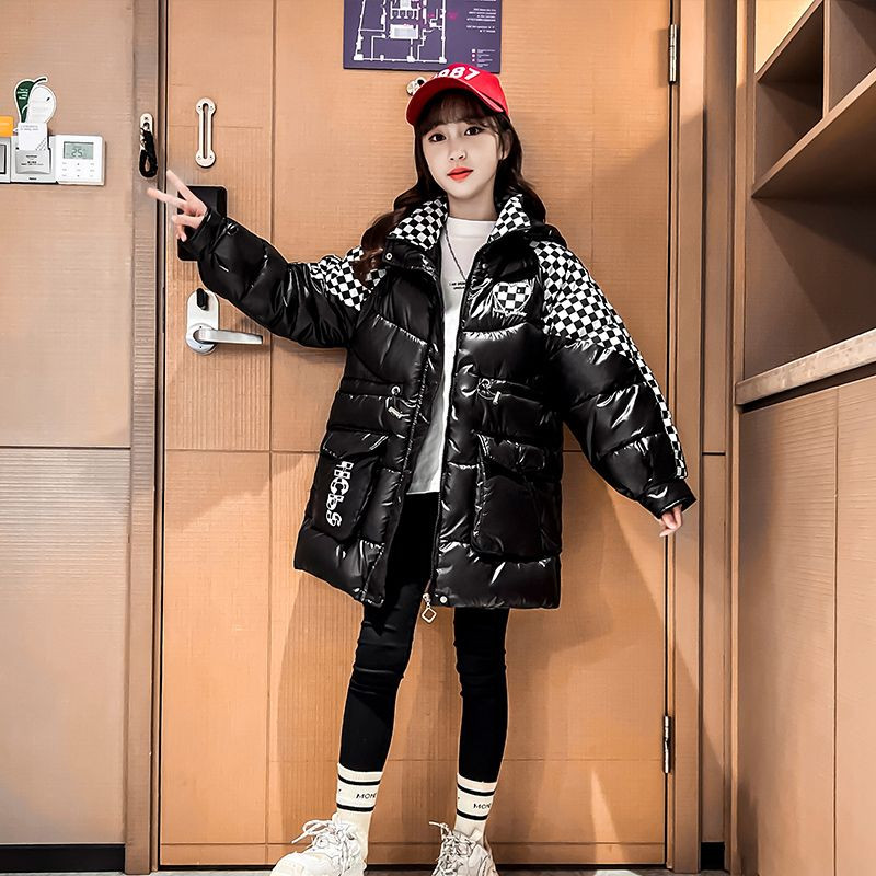 2023. Novi zimski debeli pamučni kaputi za djevojčice Vodootporne jakne s krznenim ovratnikom i kapuljačom Gornja dječja odjeća Odjeća Tinejdžerska parka Snježno odijelo