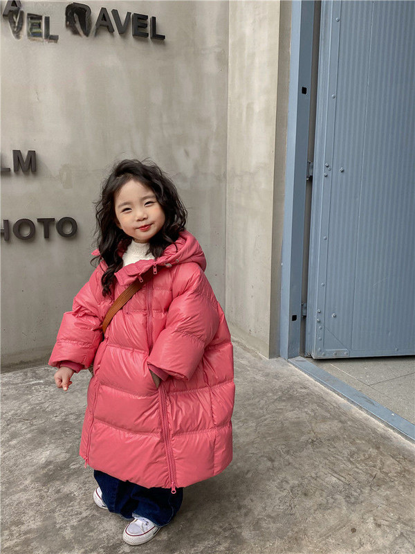 Novi dječji zimski dugi kaputi s kapuljačom Pamučno podstavljeni debeli topli kaput Jakna Dječja ležerna udobna kaputi V68