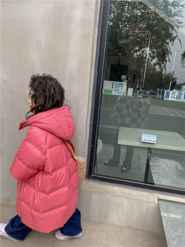 Novi dječji zimski dugi kaputi s kapuljačom Pamučno podstavljeni debeli topli kaput Jakna Dječja ležerna udobna kaputi V68