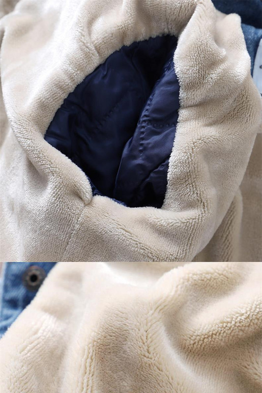 Dječji dječaci Jesen Zima Plus Velvet Fleece Denim Hoodies Jakne 4 5 8 10 12 Years Junior Topli Debeli Kaputi