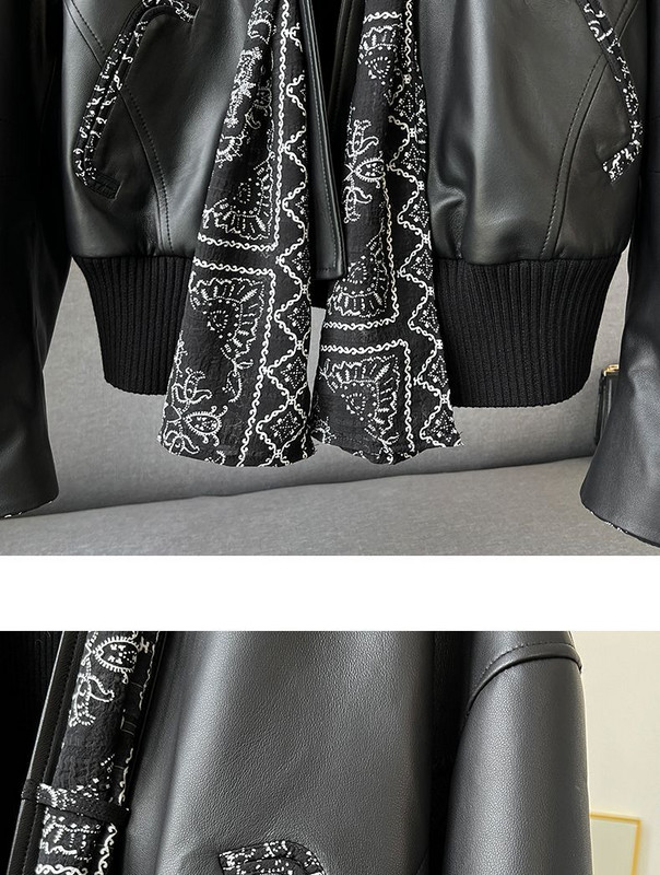 Jesenska nova ženska kratka, ležerna modna jakna s ovratnikom od ovčje kože od prave kože, ženski kaput