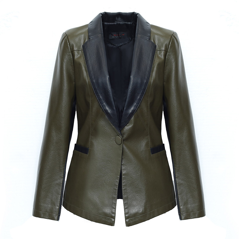 Jachetă de piele pentru motocicletă pentru femei, Jachetă de piele, Blazer mozaic, Costum pentru femei, 4XL, 2023, Nou