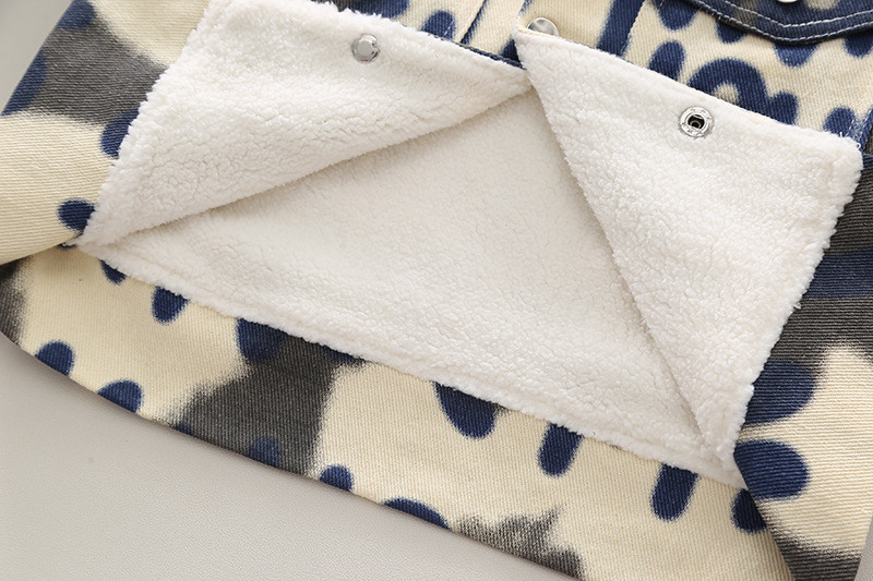 Dječaci Debeli kaputi od trapera Zimske dječje pamučne baršunaste jakne za bebe od 1 do 5 godina Topla gornja odjeća Dječja odjeća za van, malu djecu