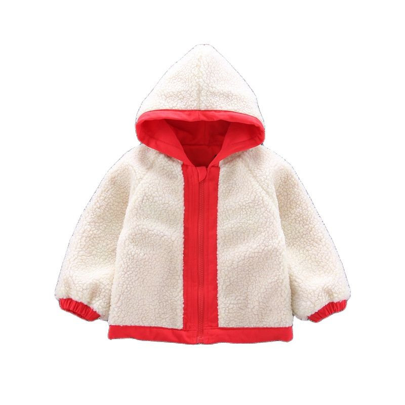 Jachetă din bumbac pentru copii de iarnă 2021, la modă nouă, drăguț, cu glugă, plus jachetă de catifea pentru băiat, 0-5 ani