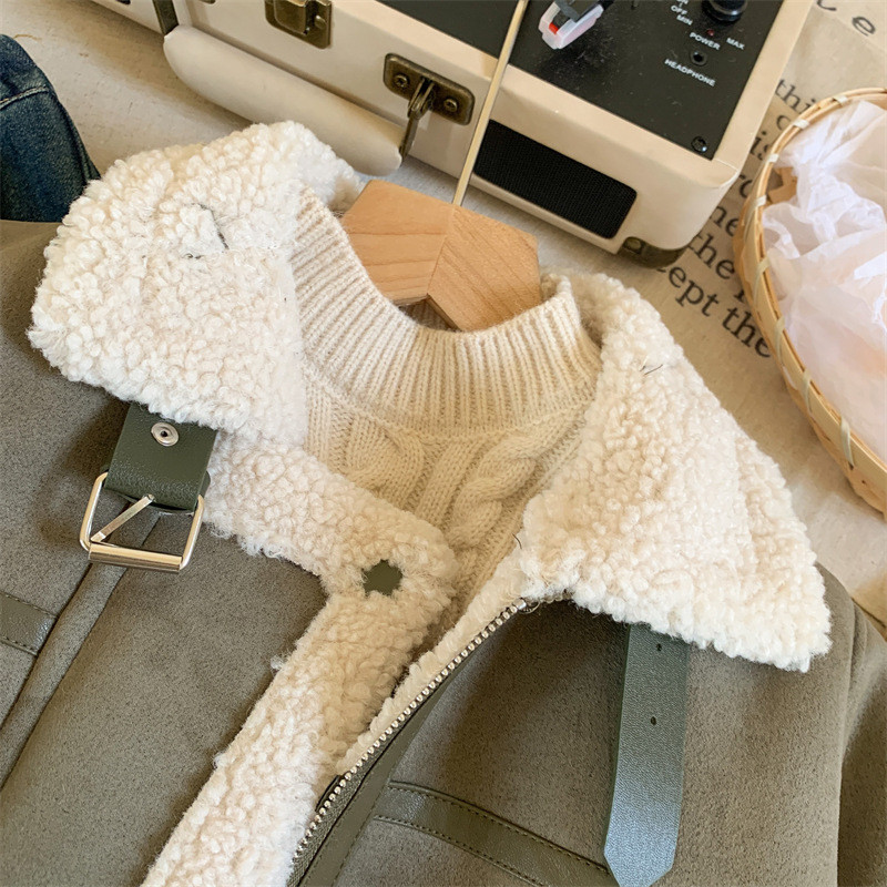 Žiemos Vaikai Parkas Mados kratinys spalvos berniukams paltai kailiniai pamušalas storesnis šiltas atvartas apykakle striukė