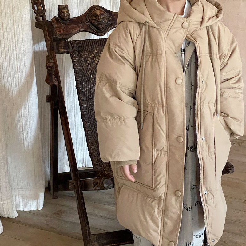 2023. gada ziemas dūnu jaka meitenēm, mētelis, ūdensizturīgs, masīvs bērnu virsdrēbes ar kapuci, 2–8 gadu bērnu, zēnu, pīļu dūnu sniega tērps