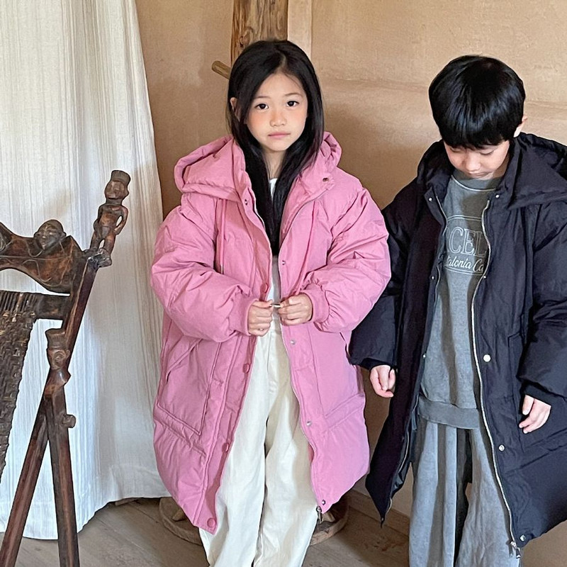 2023. gada ziemas dūnu jaka meitenēm, mētelis, ūdensizturīgs, masīvs bērnu virsdrēbes ar kapuci, 2–8 gadu bērnu, zēnu, pīļu dūnu sniega tērps