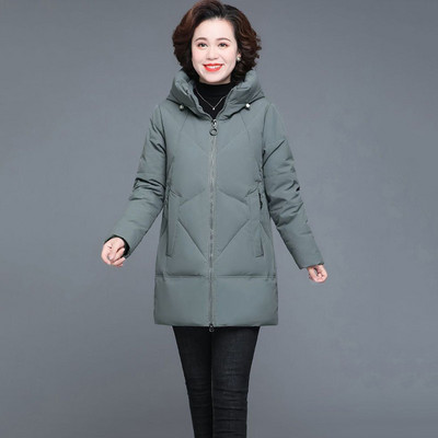 Ležerne prevelike deblje parke s kapuljačom Zimske široke, elegantne tople snježne podstavljene pamučne odjeće Obalne korejske ženske jakne dugih rukava
