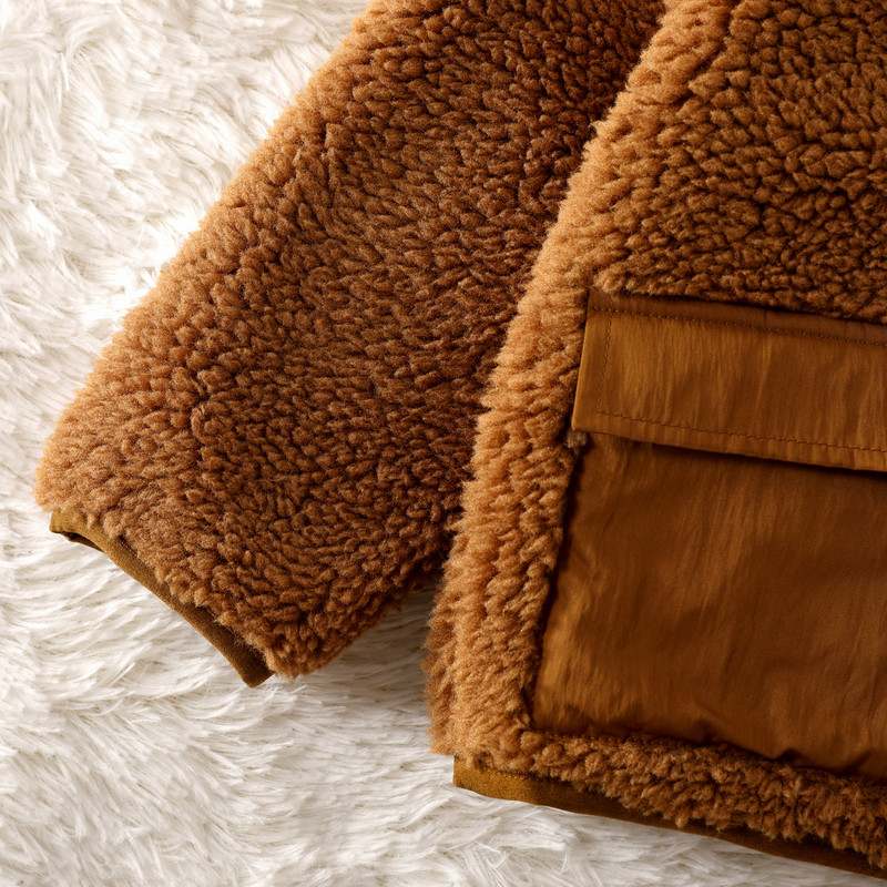 PatPat maleni dječak Ležerni kaput s dugmadima i samostojećim ovratnikom