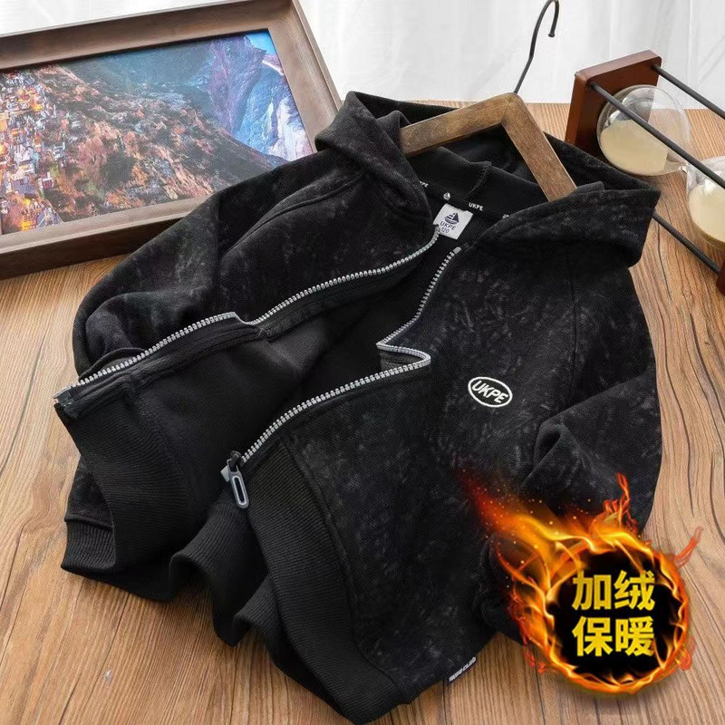 2023. Dječja jakna od flisa za dječake Jesen Zima Dječji dizajn Kaputi za malu djecu Plus deblja gornja odjeća s kapuljačom Parke Odjeća za dojenčad