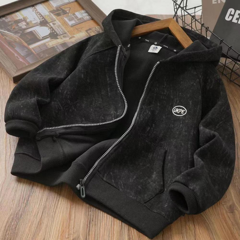 2023. Dječja jakna od flisa za dječake Jesen Zima Dječji dizajn Kaputi za malu djecu Plus deblja gornja odjeća s kapuljačom Parke Odjeća za dojenčad