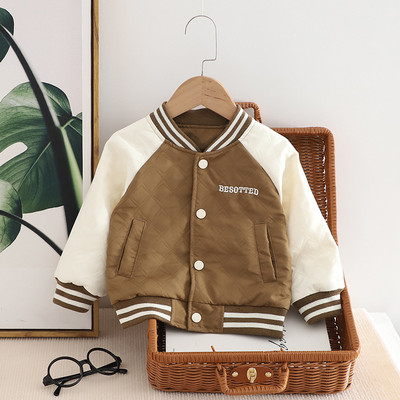 Jachete pentru băieți, primăvară, toamnă, pentru copii, paltoane de baseball din bumbac, pentru fetițe, de la 1 la 5 ani, îmbrăcăminte exterioară, haine pentru copii, topuri, costum pentru copii
