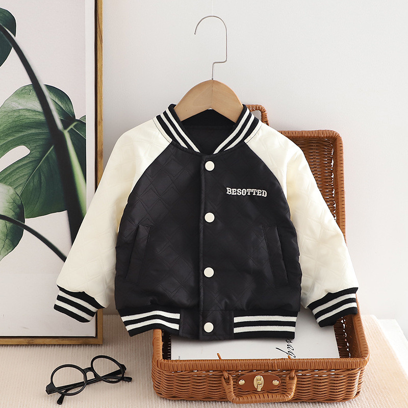 Jachete pentru băieți, primăvară, toamnă, pentru copii, paltoane de baseball din bumbac, pentru fetițe, de la 1 la 5 ani, îmbrăcăminte exterioară, haine pentru copii, topuri, costum pentru copii