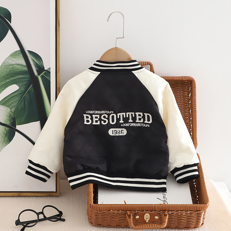 Jachete pentru băieți, primăvară, toamnă, pentru copii, paltoane de baseball din bumbac, pentru fetițe, de la 1 la 5 ani, îmbrăcăminte exterioară, haine pentru copii, topuri, costum pentru copii