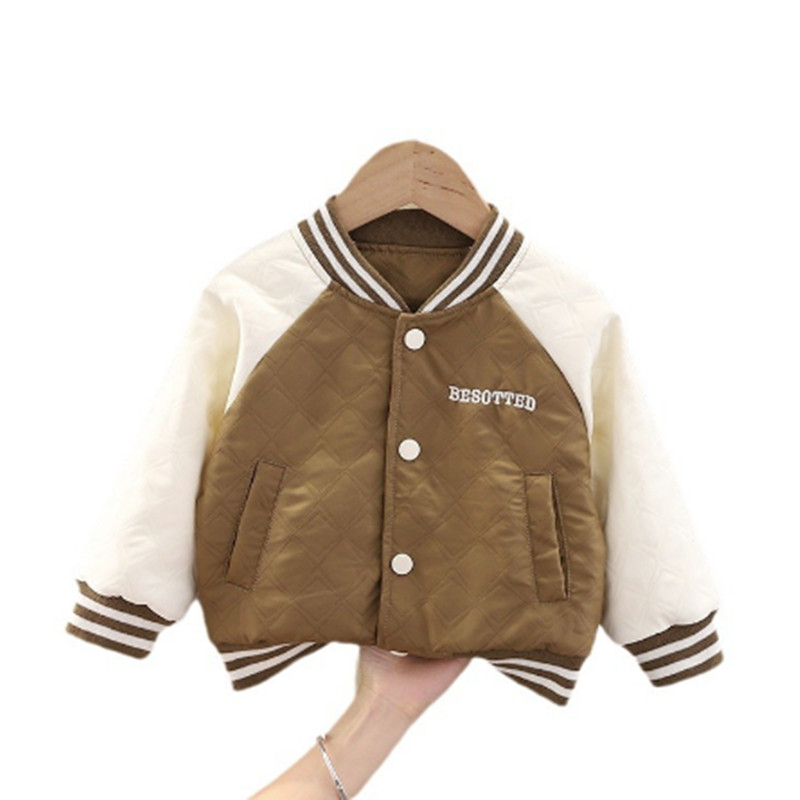 Jachete pentru băieți, primăvară, toamnă, pentru copii, paltoane de baseball din bumbac, pentru fetițe, de la 1 la 5 ani, îmbrăcăminte exterioară, haine pentru copii, topuri, costum pentru copii