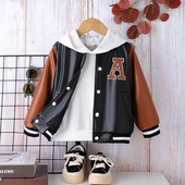 PatPat Toddler Boy Avangardist Letter Coat