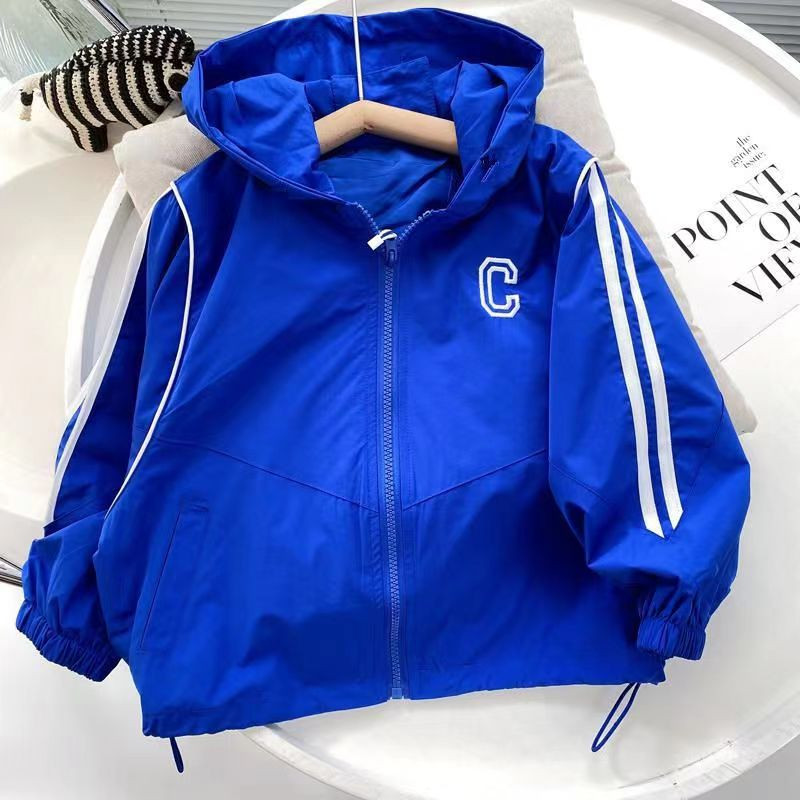 Veliki proljetni kaputi za dječake, tinejdžere, ležerna trenirka s kapuljačom za van, za djecu 4-12 godina Zgodna dječja jakna s vjetrovkom