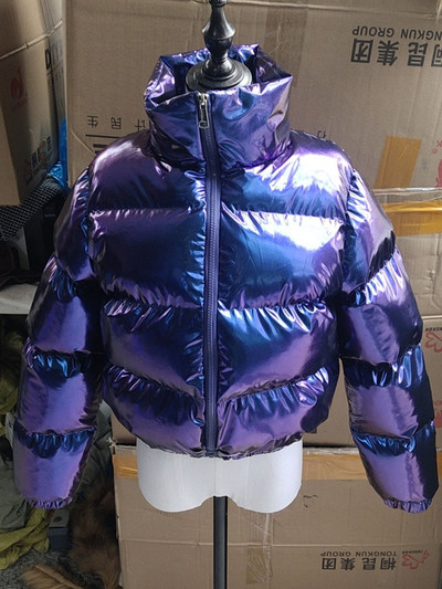 Mazas meitenes bērniem ziemas mēteļi jakas rudens modes apģērbi lielizmēra dūnu mēteļi jakas bērniem Crop puffer Bubble meiteņu mēteļi