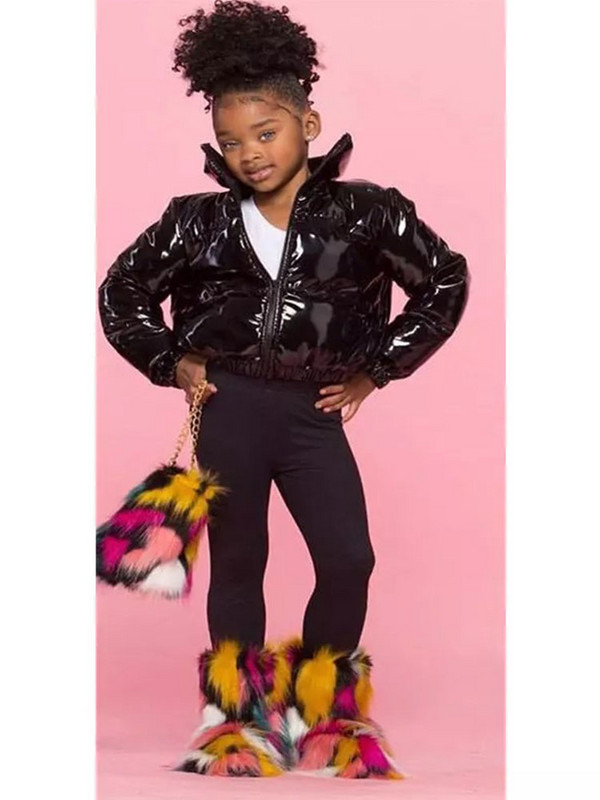 Mazas meitenes bērniem ziemas mēteļi jakas rudens modes apģērbi lielizmēra dūnu mēteļi jakas bērniem Crop puffer Bubble meiteņu mēteļi