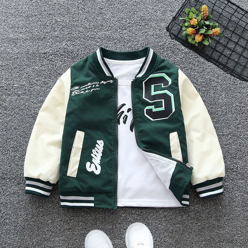 Jachete de baseball pentru băieți Uniforme de modă Jachete Noi de toamnă Desene animate pentru copii Îmbrăcăminte asortată