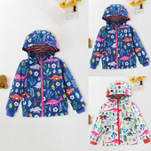 2023, primăvară, toamnă, nouă modă, jachete pentru copii pentru băieți, fete, desene animate, cu mânecă lungă, jachetă de ploaie, impermeabilă, cu glugă