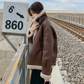 Ženska jakna od umjetne kože Kaput Ženska jakna Modna motociklistička odjeća Jesen Zimska odjeća Kožni kaput Veste Femme