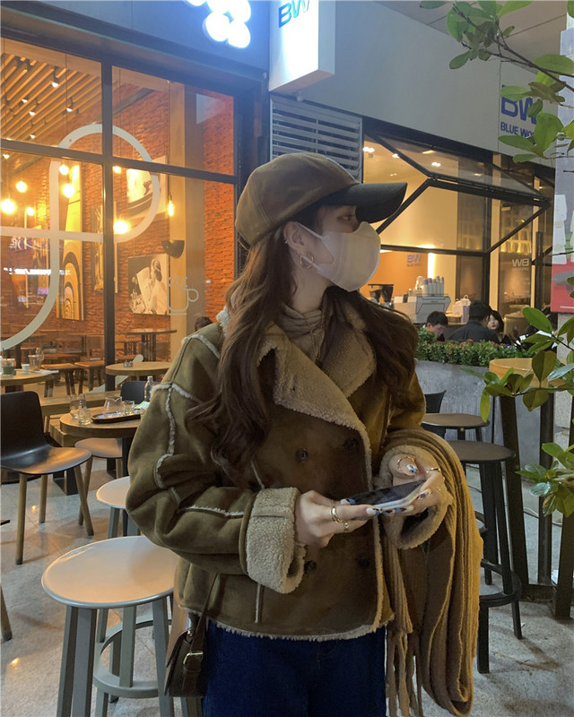 TRAF zimski kaput za žene 2023. Debeli kaput od umjetnog krzna Ženska topla PU jakna Ženske jakne s džepovima Ulične odjeće