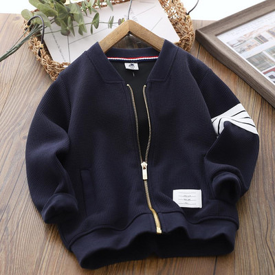 2022 Palton cardigan băieți primăvară și toamnă copii medii și mari Nou casual top coreean super moale stil occidental