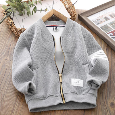 2022 Palton cardigan băieți primăvară și toamnă copii medii și mari Nou casual top coreean super moale stil occidental