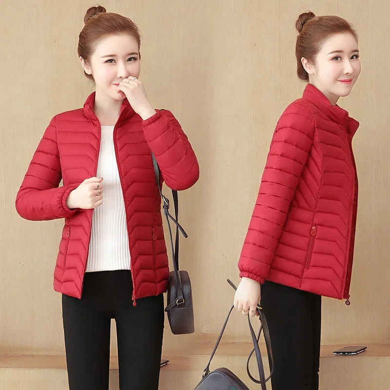 Modne ženske pufer jakne Ultralagana pamučna jakna s pačjim puhom 2023., nova jesensko-zimska topla jakna s dugim rukavima, ženska parka