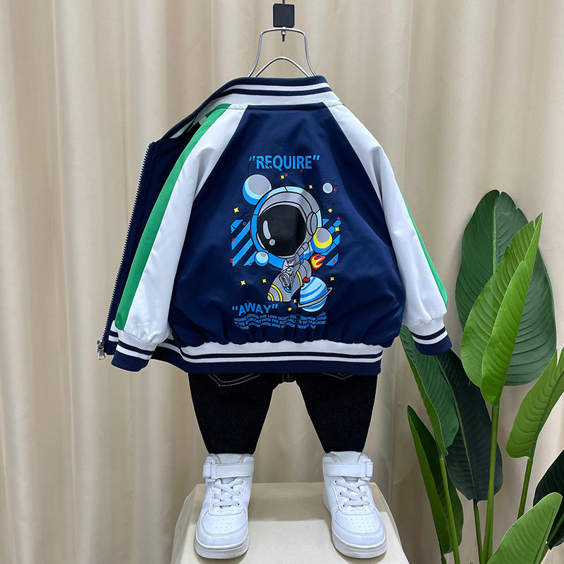 2023 Zēni Zēni Meitenes Jakas Mēteļi Apģērbi Bērni Pavasaris Rudens Karikatūra Virsdrēbes Toddler Ikdienas Tops Apģērbs 2 3 5 6 8 10 gadi