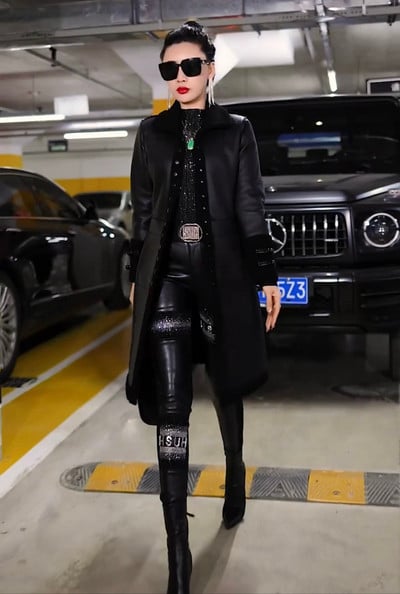 Jachetă din piele PU pentru femei, toamnă iarnă, pardesiu din piele caldă, pardesiu, pentru femei, cu integrare din blană de ultimă generație, paltoane XL-6XL