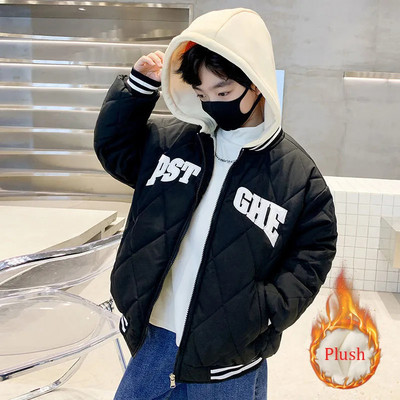 Jachete pentru copii, iarnă, în aer liber, pentru băieți, cu glugă, călduroasă, pentru copii, băiat, îmbrăcăminte exterioară, jachete de vânt, ocazionale, TZ966