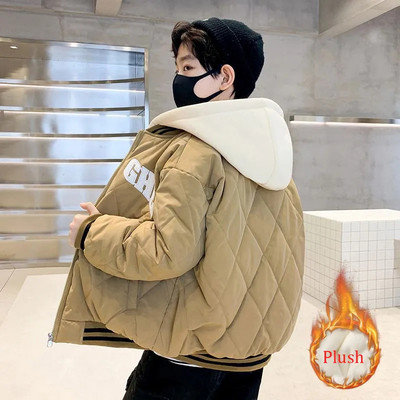 Jachete pentru copii, iarnă, în aer liber, pentru băieți, cu glugă, călduroasă, pentru copii, băiat, îmbrăcăminte exterioară, jachete de vânt, ocazionale, TZ966