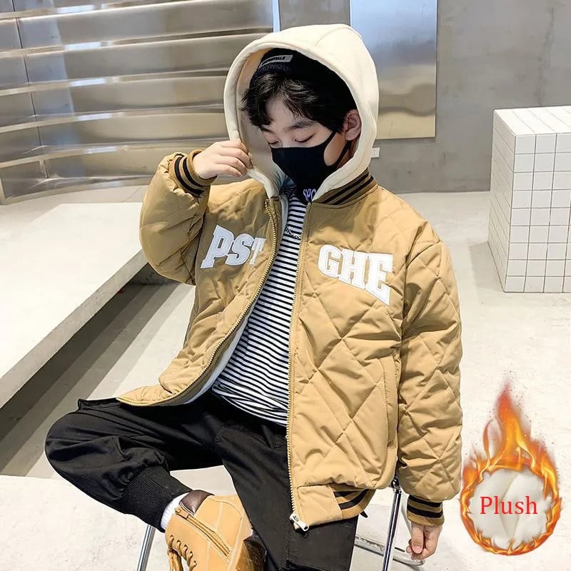 Jachete pentru copii, iarnă, în aer liber, pentru băieți, cu glugă, călduroasă, pentru copii, băiat, îmbrăcăminte exterioară, jachete de vânt, ocazionale, TZ966