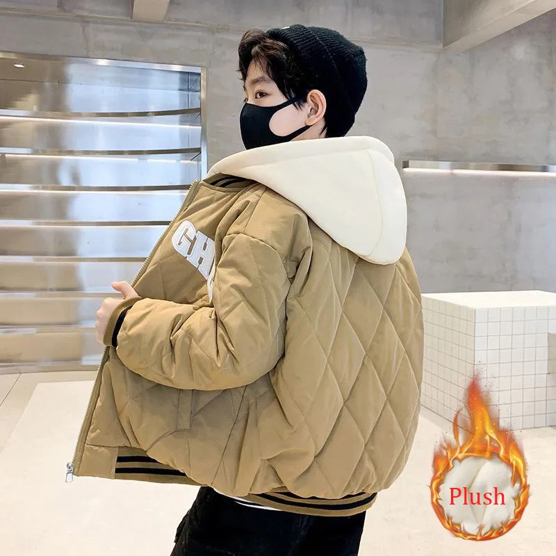 Jachete pentru copii, iarnă, în aer liber, pentru băieți, cu glugă, călduroasă, pentru copii, băiat, îmbrăcăminte exterioară, jachete de vânt, ocazionale, TZ966