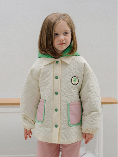 Korejska dječja dječja pamučna odjeća za djevojčice Zimska dječja pamučna odjeća Mali zec Gornja odjeća visoke kvalitete Ležerna odjeća s kapuljačom Kaput za djevojčice