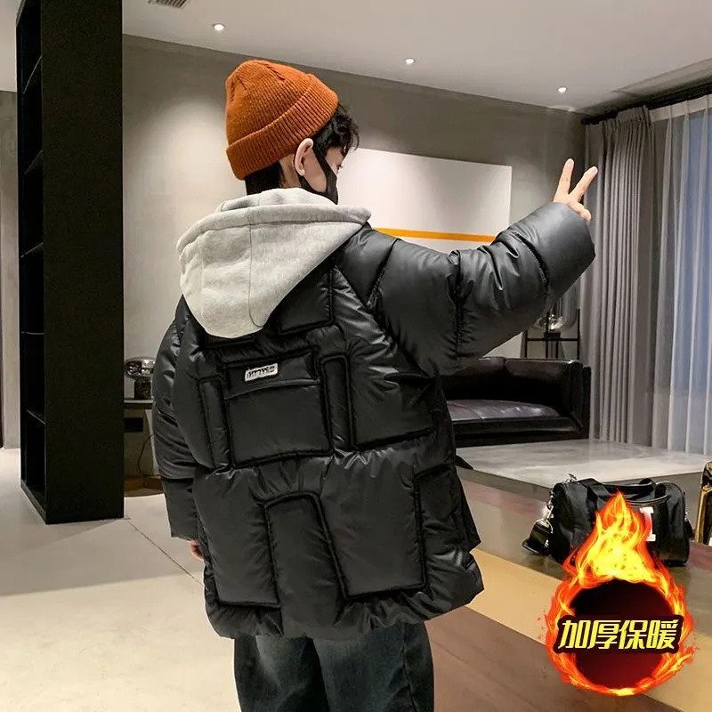 Ziemas zēnu jaka Biezs silts mētelis ar kapuci rāvējslēdzējs Mode bērniem vējjaka virsdrēbes bērnu apģērbi TZ999