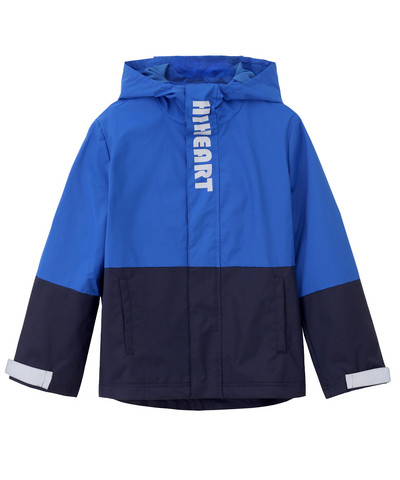 Hiheart 3-9T dječja jakna za dječake s kapuljačom, vodootporna na vjetar, dječja kišna jakna s mrežastom postavom, lagana vanjska vjetrovka