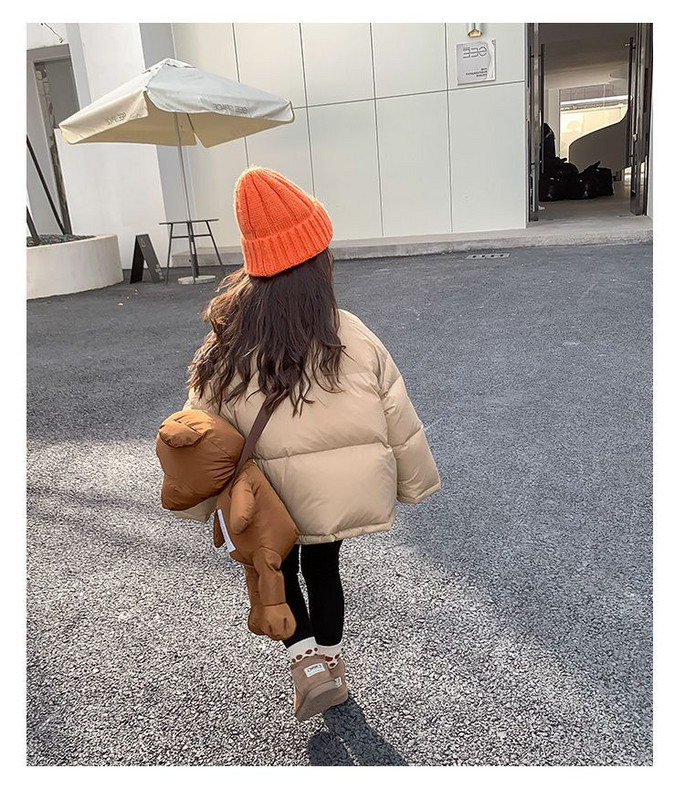 Gornja odjeća za korejsku djecu 2023. Zimski kaput za djevojčice Dječja podstavljena zimska jakna Dječja odjeća za djevojčice, topla, deblja