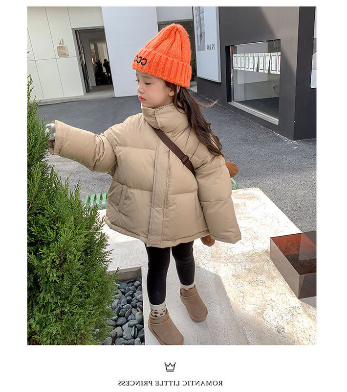 Gornja odjeća za korejsku djecu 2023. Zimski kaput za djevojčice Dječja podstavljena zimska jakna Dječja odjeća za djevojčice, topla, deblja