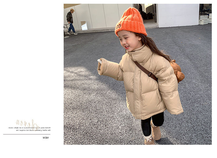 Gornja odjeća za korejsku djecu 2023. Zimski kaput za djevojčice Dječja podstavljena zimska jakna Dječja odjeća za djevojčice, topla, deblja